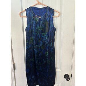 Tahari Women's “charma” Floral Velvet US2/UK6. NWT retails For 198